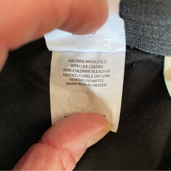 Haggar men’s 30x32 slim fit flat front straight leg black pants button zip - Picture 10 of 11